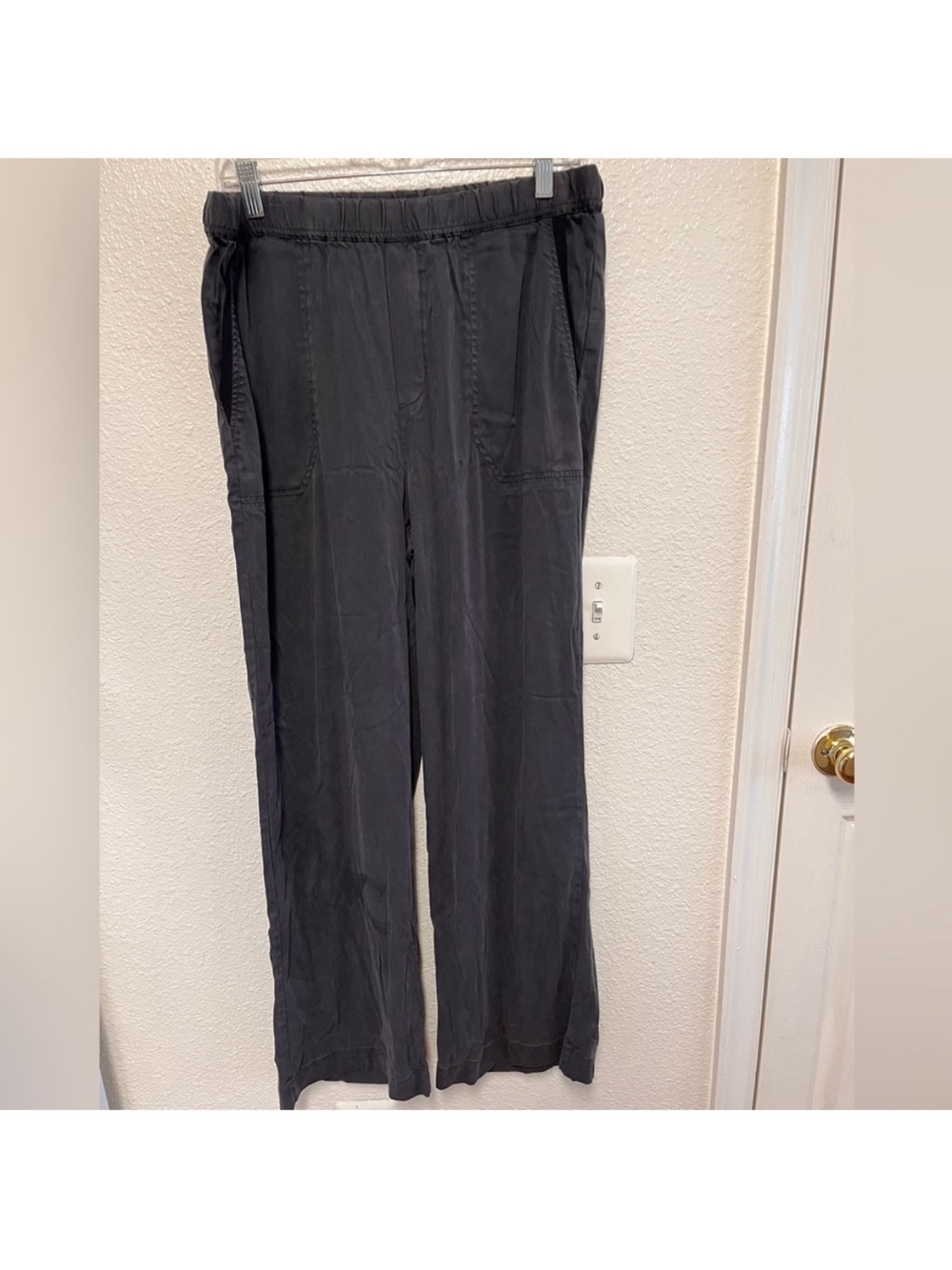 Soft Surroundings Lounge Pants Womens M Comfy Wide Leg Soft Luxury Lagenlook